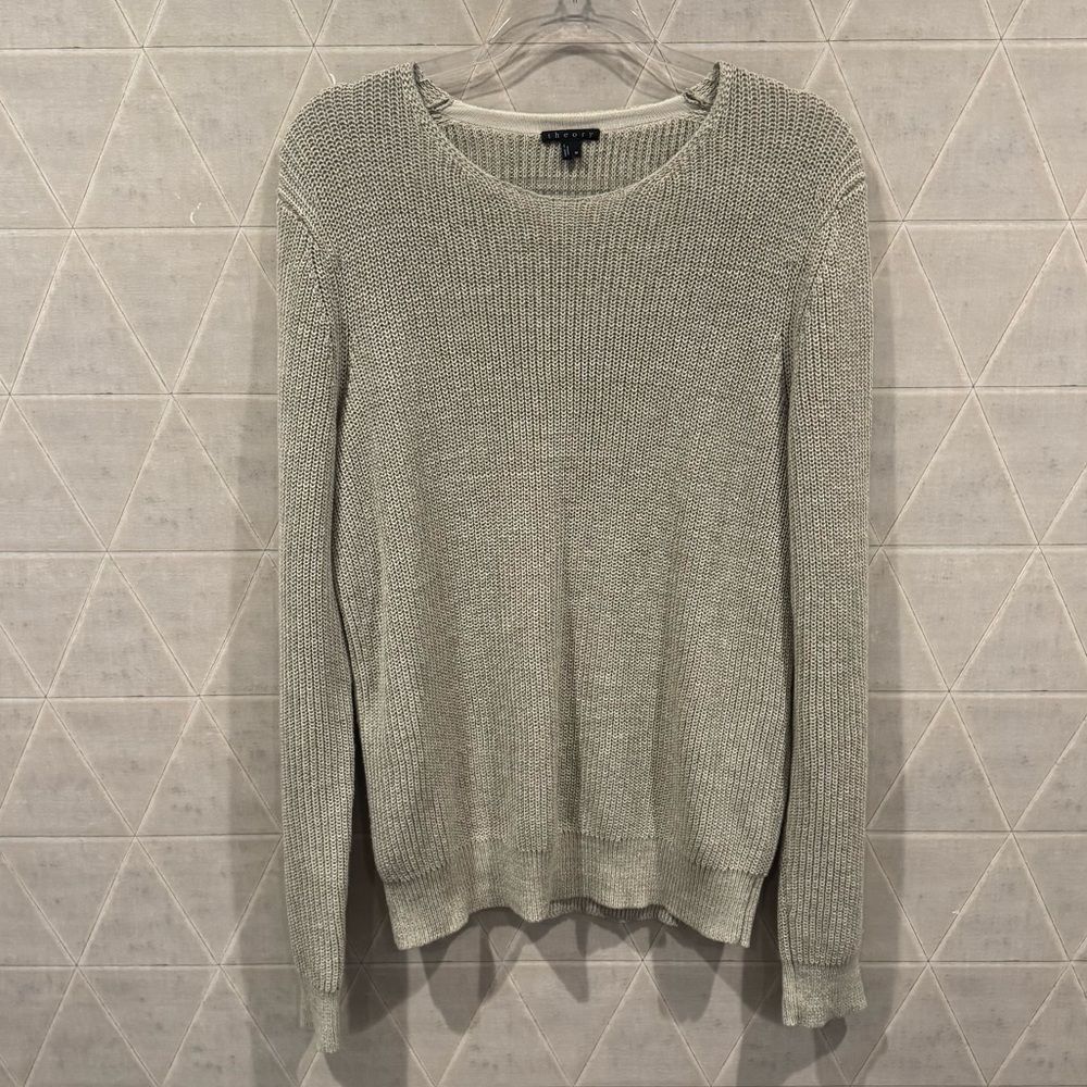 Theory knit linen sweater